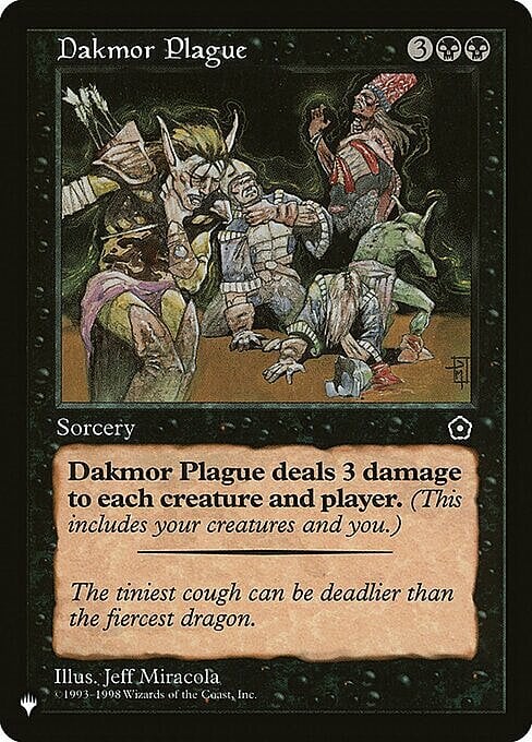 Dakmor Plague Card Front