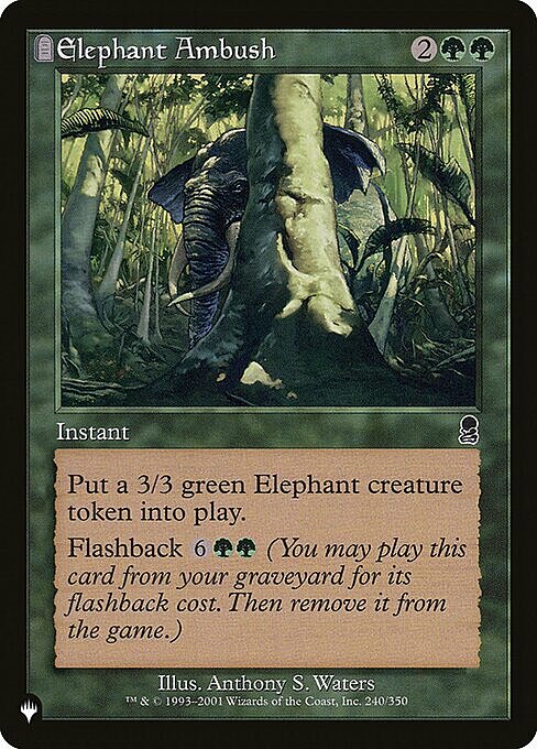 Elephant Ambush Card Front