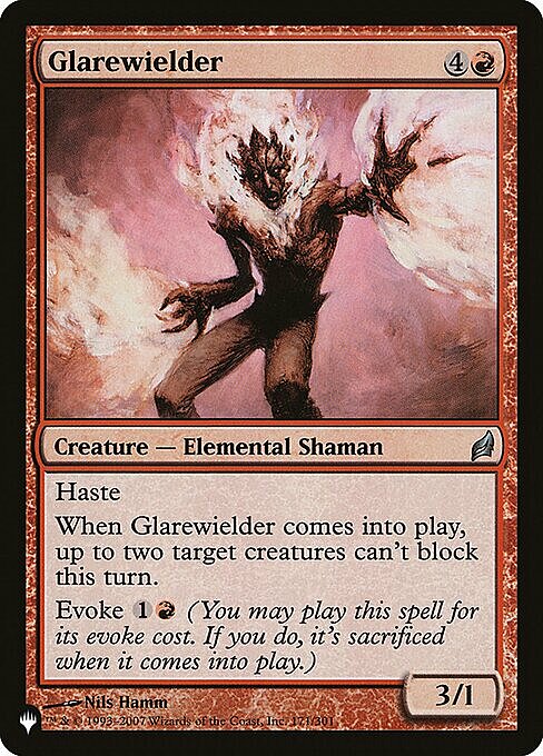 Glarewielder Card Front