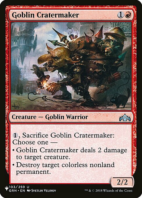 Goblin Cratermaker Card Front