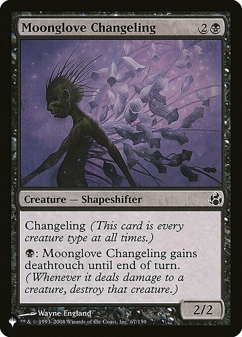 Moonglove Changeling Card Front