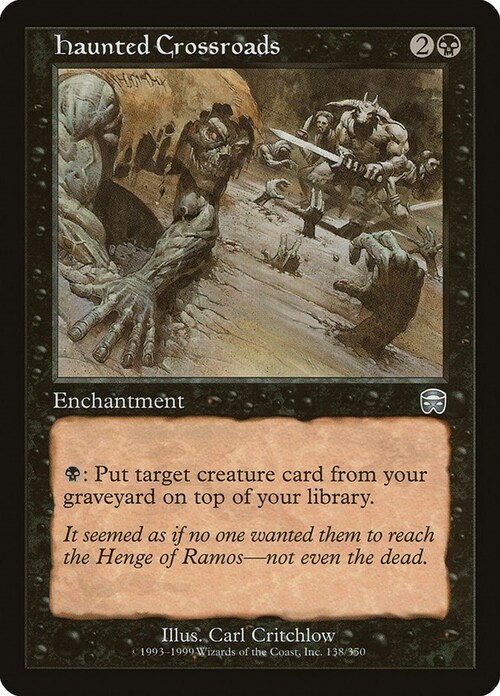 Haunted Crossroads Card Front