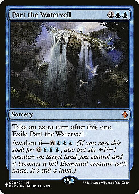 Part the Waterveil Card Front