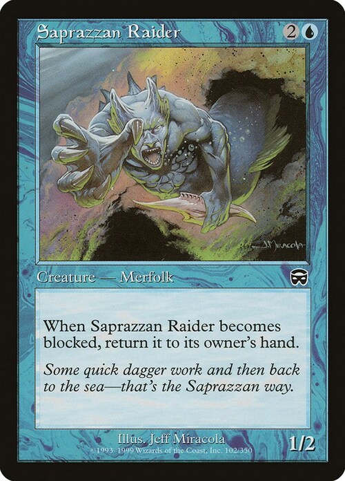 Saprazzan Raider Card Front