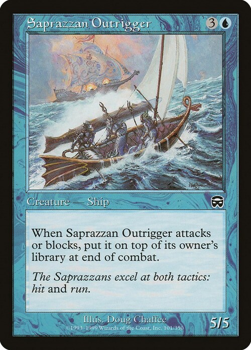 Saprazzan Outrigger Card Front