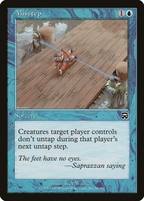 Misstep Card Front