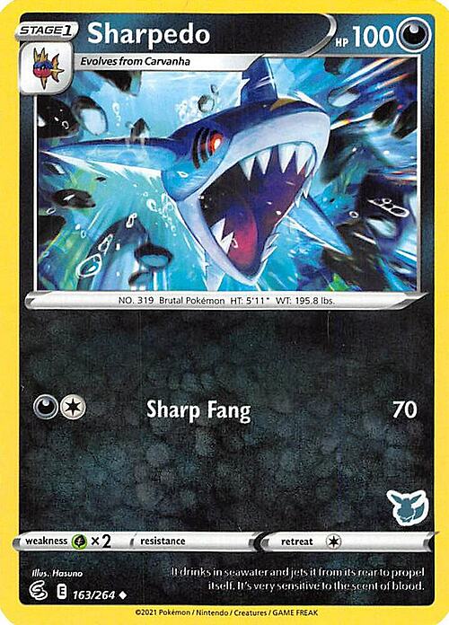 Sharpedo Card Front