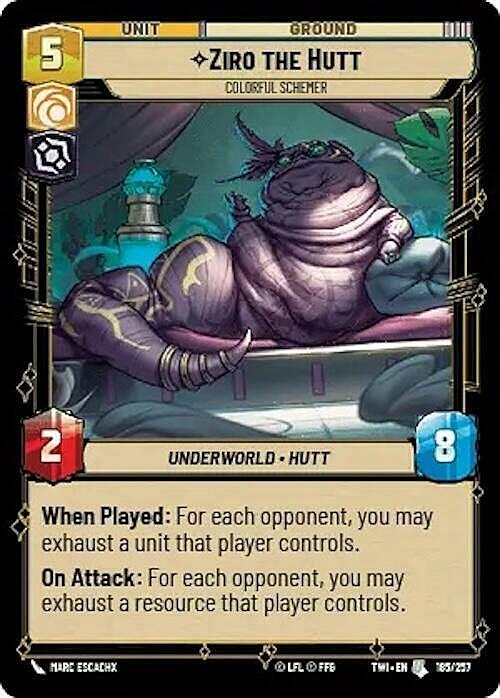 Ziro the Hutt - Colorful Schemer Card Front