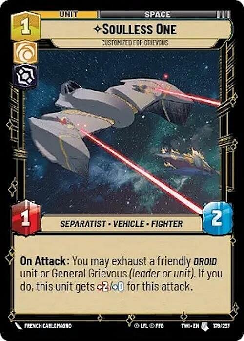 Soulless One - Customized for Grievous Card Front