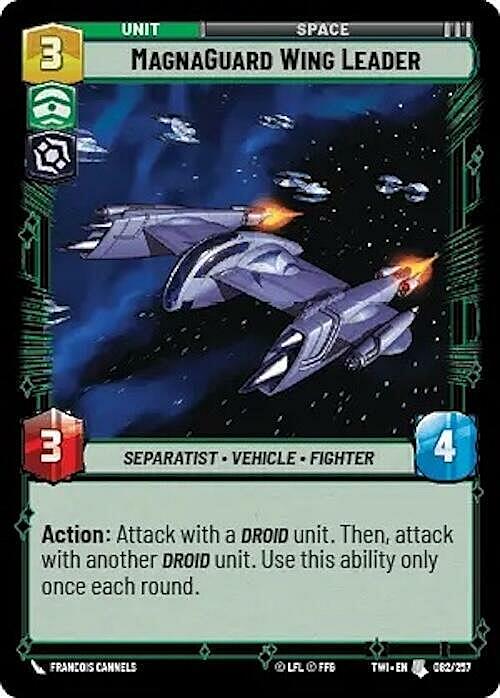 MagnaGuard Wing Leader Card Front