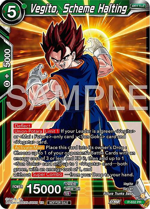 Vegito, Scheme Halting Card Front