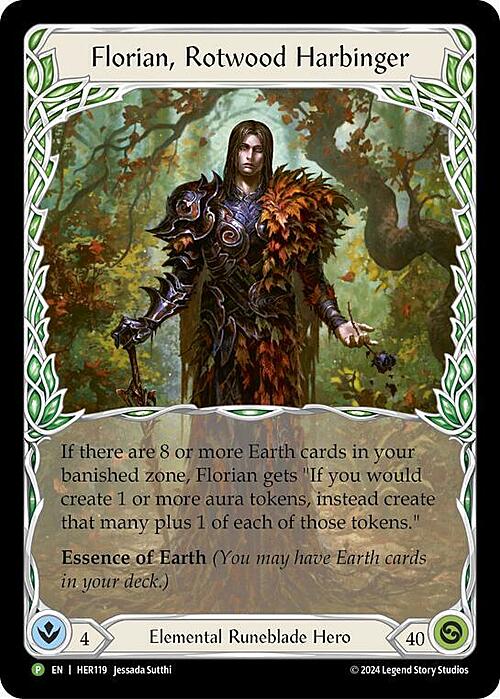 Florian, Rotwood Harbinger Card Front