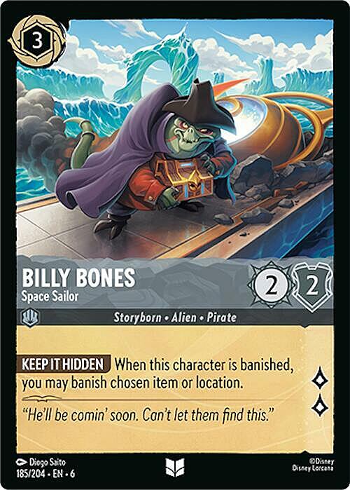 Billy Bones - Space Sailor Card Front