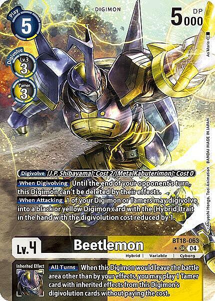 Beetlemon Card Front