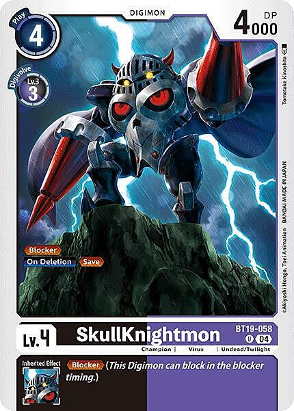 SkullKnightmon Card Front