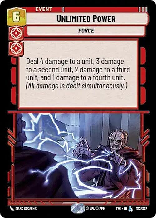 Unlimited Power Card Front