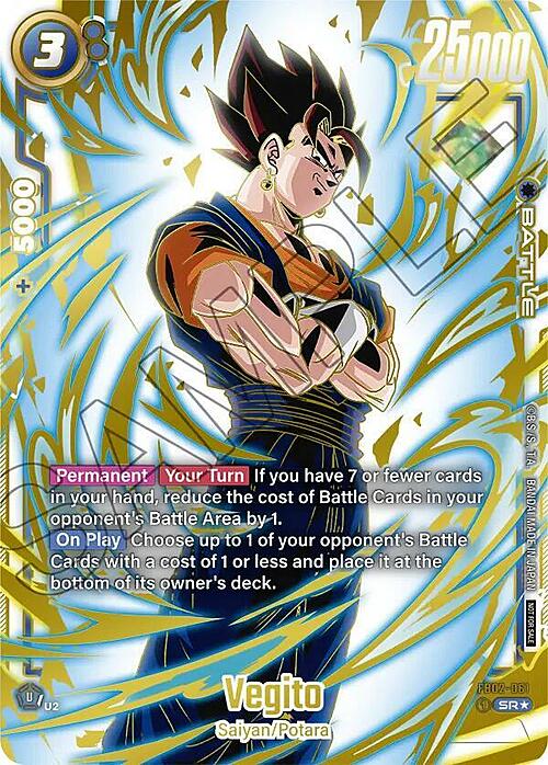 Vegito Card Front