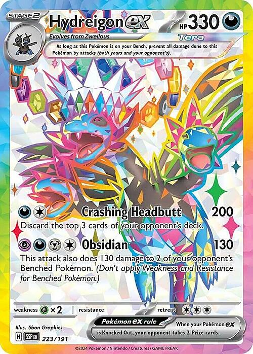 Hydreigon ex Card Front