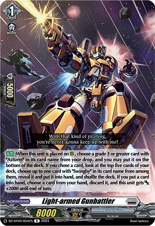 Light-armed Gunbattler Card Front