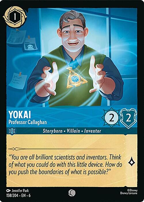 Yokai - Professor Callaghan Card Front