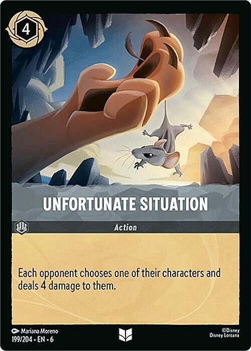 Unfortunate Situation Card Front