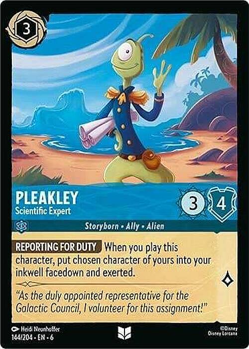 Pleakley - Scientific Expert Card Front