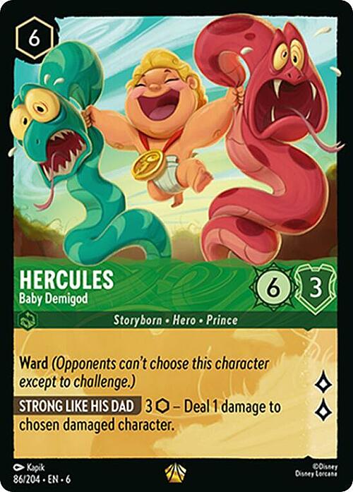 Hercules - Baby Demigod Card Front