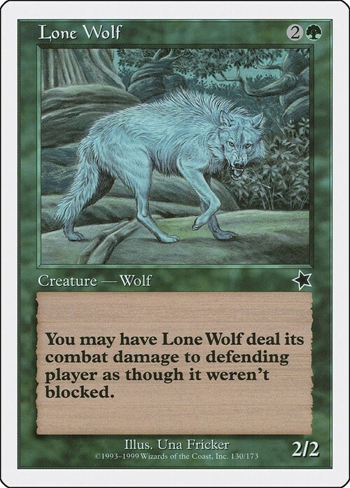 Lone Wolf Card Front