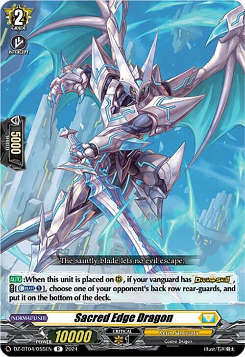 Sacred Edge Dragon Card Front