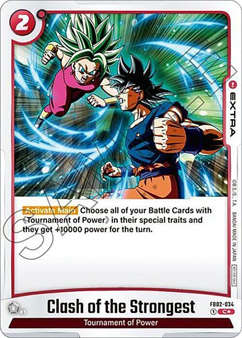 Clash of the Strongest Card Front