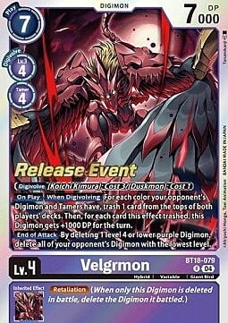 Velgrmon Card Front