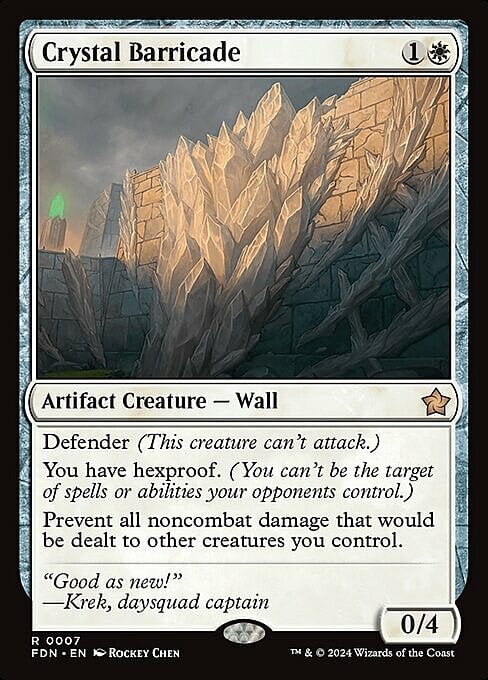 Crystal Barricade Card Front