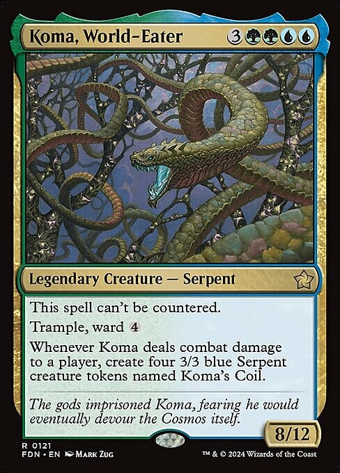 Koma, World-Eater Card Front