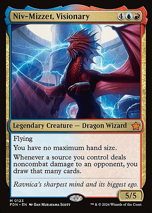 Niv-Mizzet, Visionary Card Front