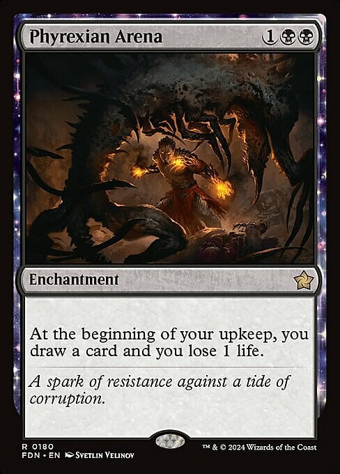 Phyrexian Arena Card Front