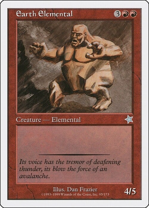 Earth Elemental Card Front