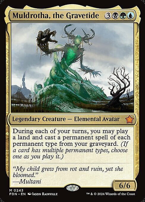 Muldrotha, the Gravetide Card Front