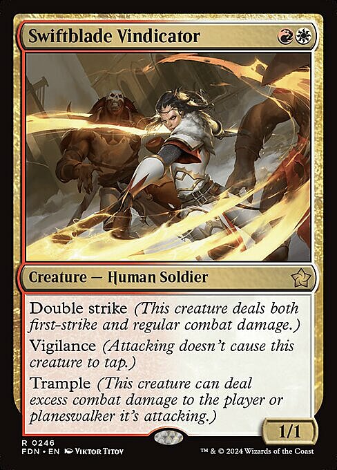 Swiftblade Vindicator Card Front