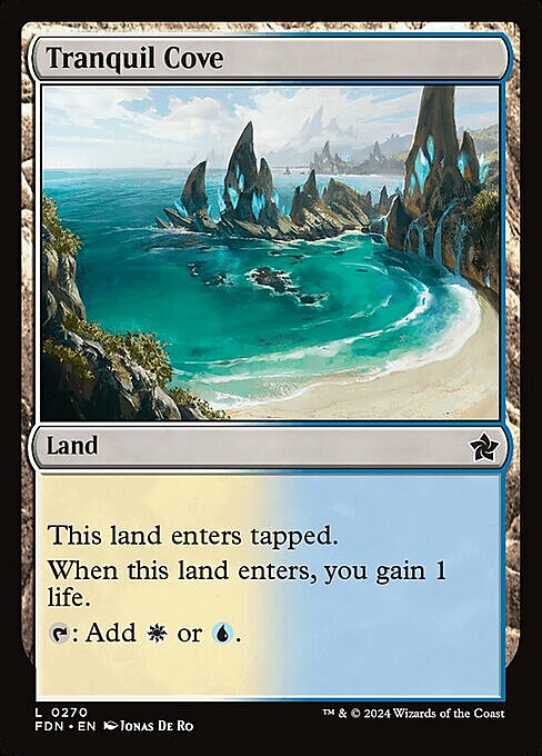 Tranquil Cove Card Front