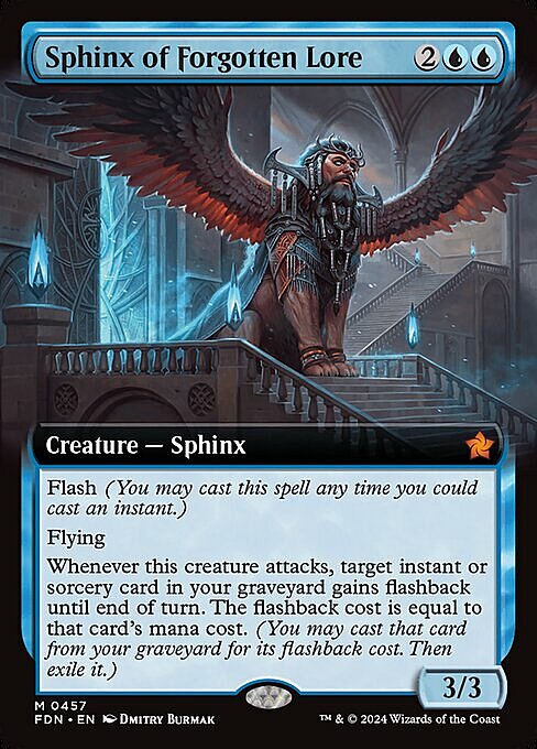 Sphinx of Forgotten Lore Card Front