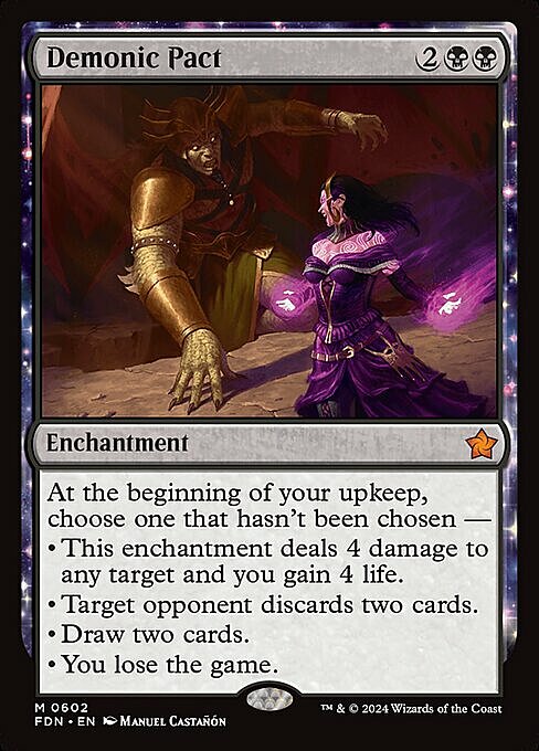 Demonic Pact Card Front