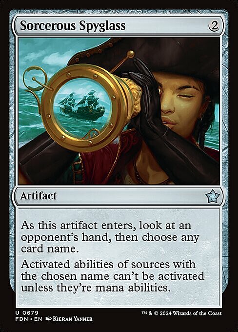 Sorcerous Spyglass Card Front