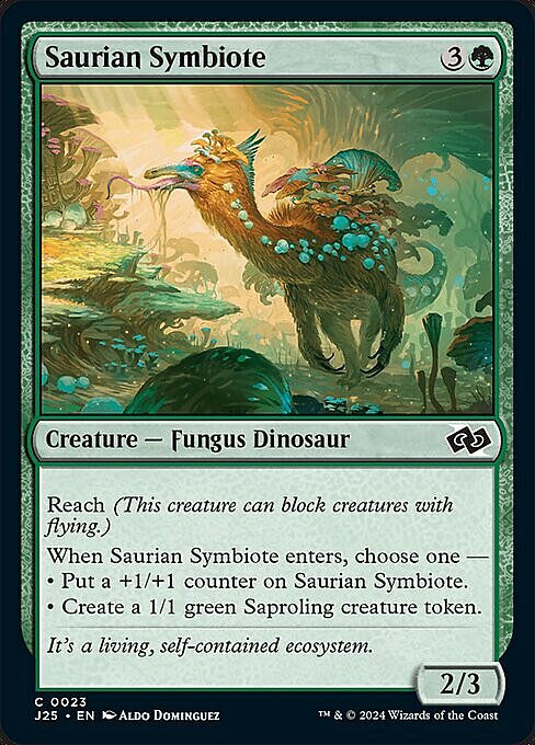 Saurian Symbiote Card Front