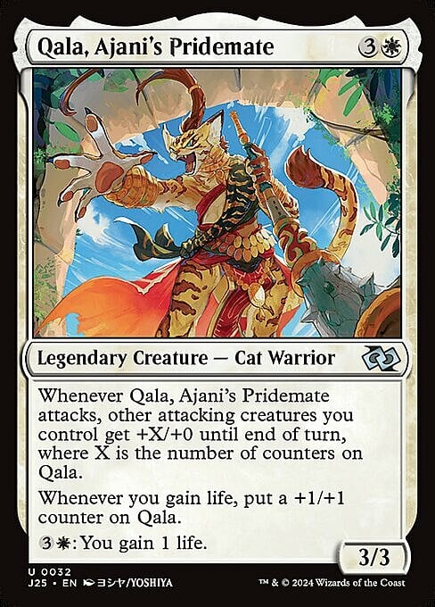 Qala, Ajani's Pridemate Card Front