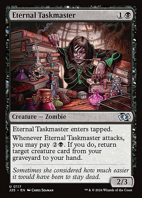 Eternal Taskmaster Card Front