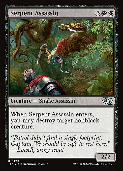 Serpent Assassin Card Front