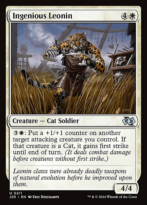 Ingenious Leonin Card Front