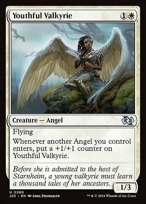 Youthful Valkyrie Card Front