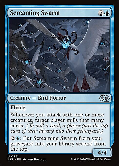 Screaming Swarm Card Front