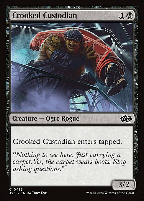 Crooked Custodian Card Front